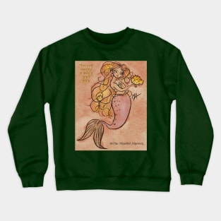 Mermaid with pufferfish Crewneck Sweatshirt